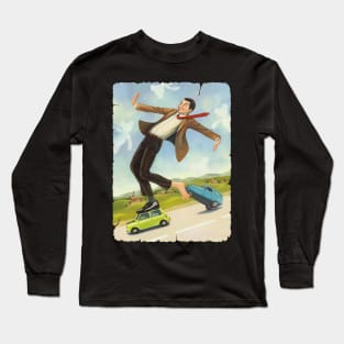 Mr Bean Flaying Long Sleeve T-Shirt